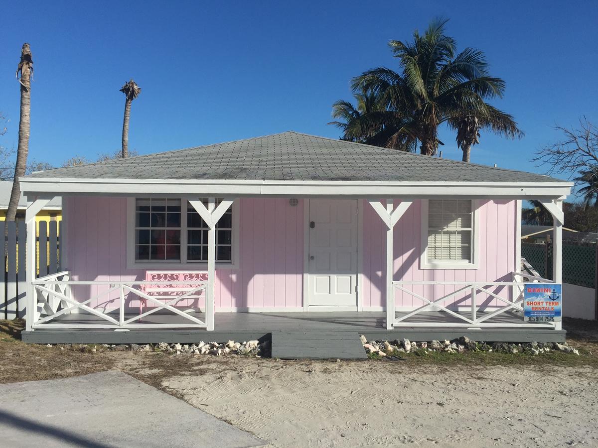 Bimini Seaside Villas - Pink Cottage With Beach View Alice Town  Esterno foto